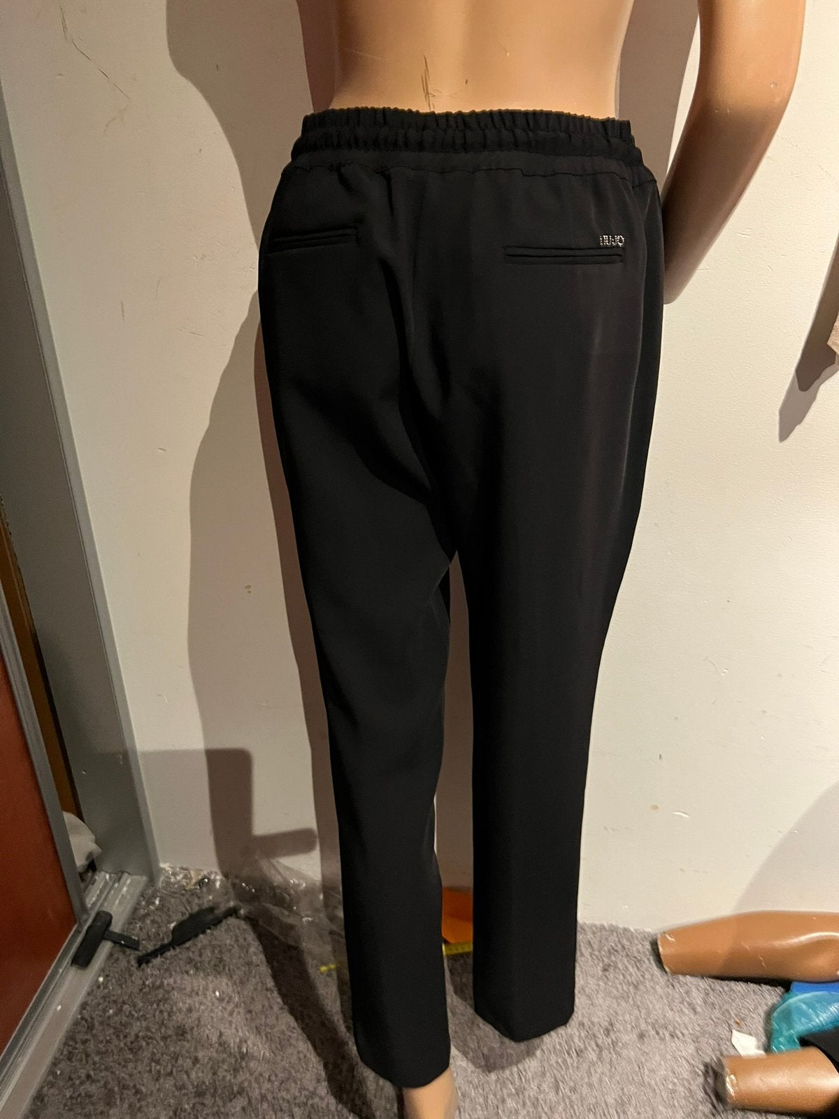 LIU JO broek met steekzakken en kant  31 origineel zgan, Maat 38/40 (M), Liu Jo, Zwart, G