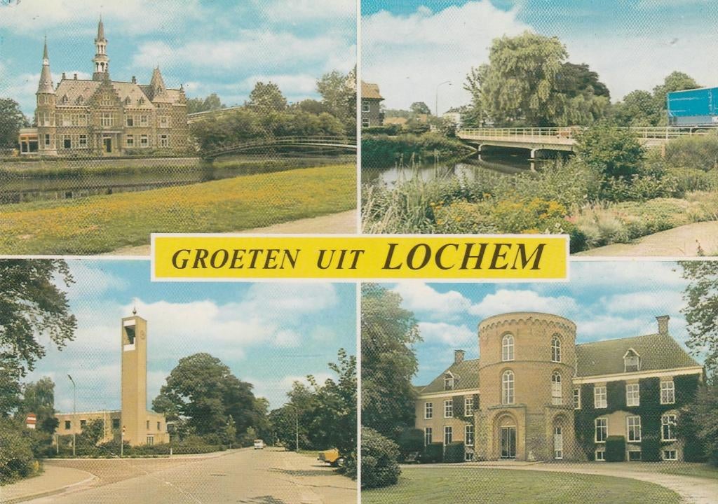 LOCHEM Cloese Toren Brug Landgoed Groeten, Verzenden, 1960 tot 1980, Gelopen, Gelderland