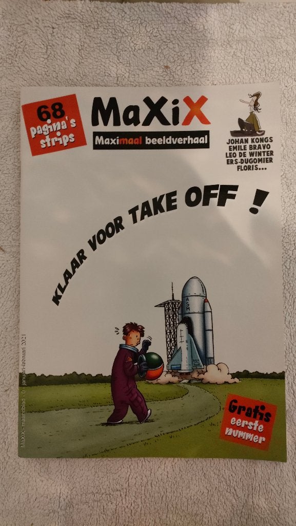 MAXIX nr. 0 (jfb-1€), Boeken, Eén stripboek, Ophalen of Verzenden, Zo goed als nieuw