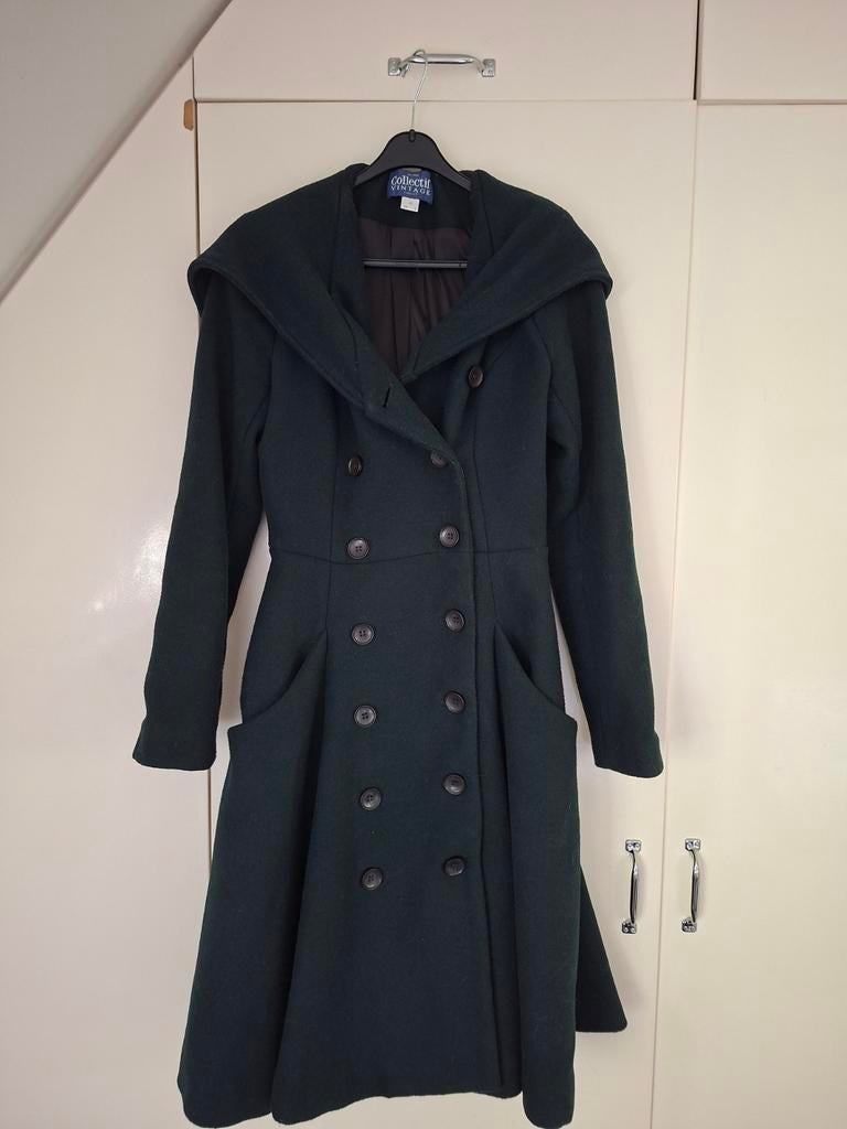 Prachtige winterjas mantel, Kleding | Dames, Ophalen of Verzenden, Zo goed als nieuw, Groen