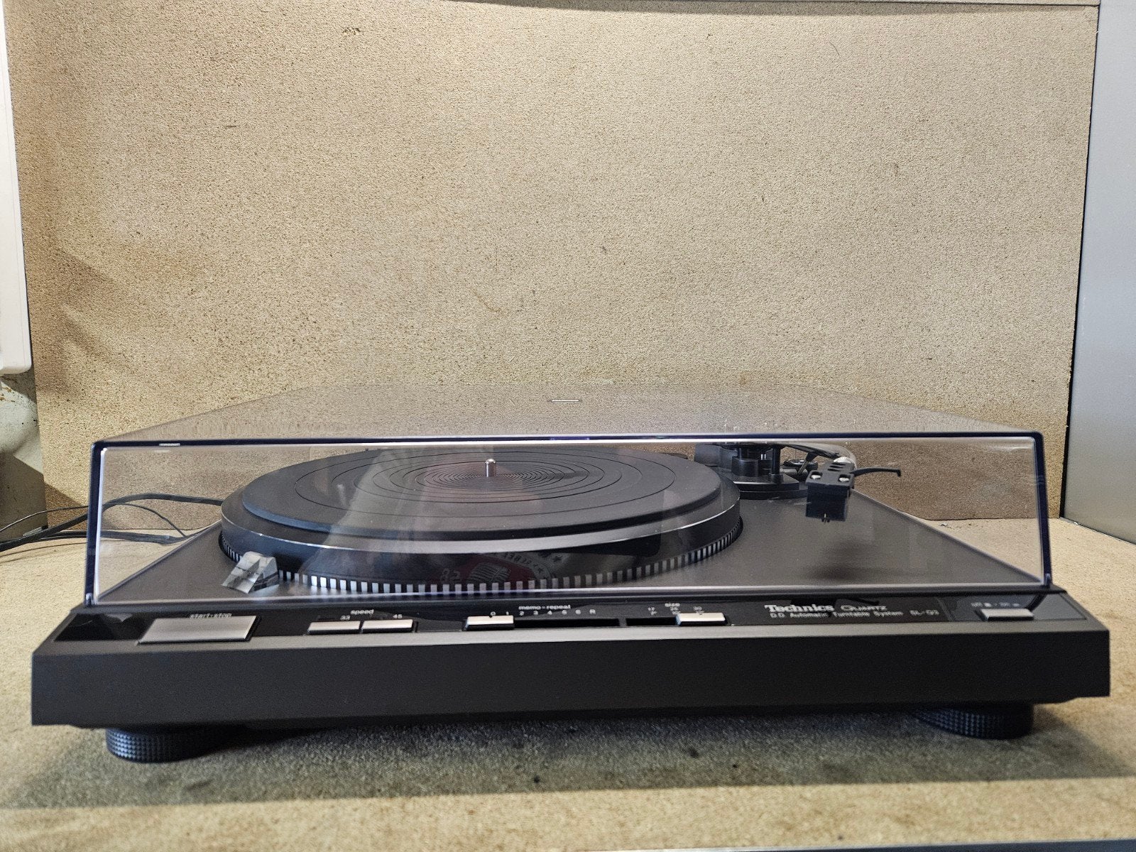 Technics SL-Q3 (antraciet) in nieuwstaat, gereviseerd, Ophalen, Automatisch, Zo goed als nieuw, Platenspeler