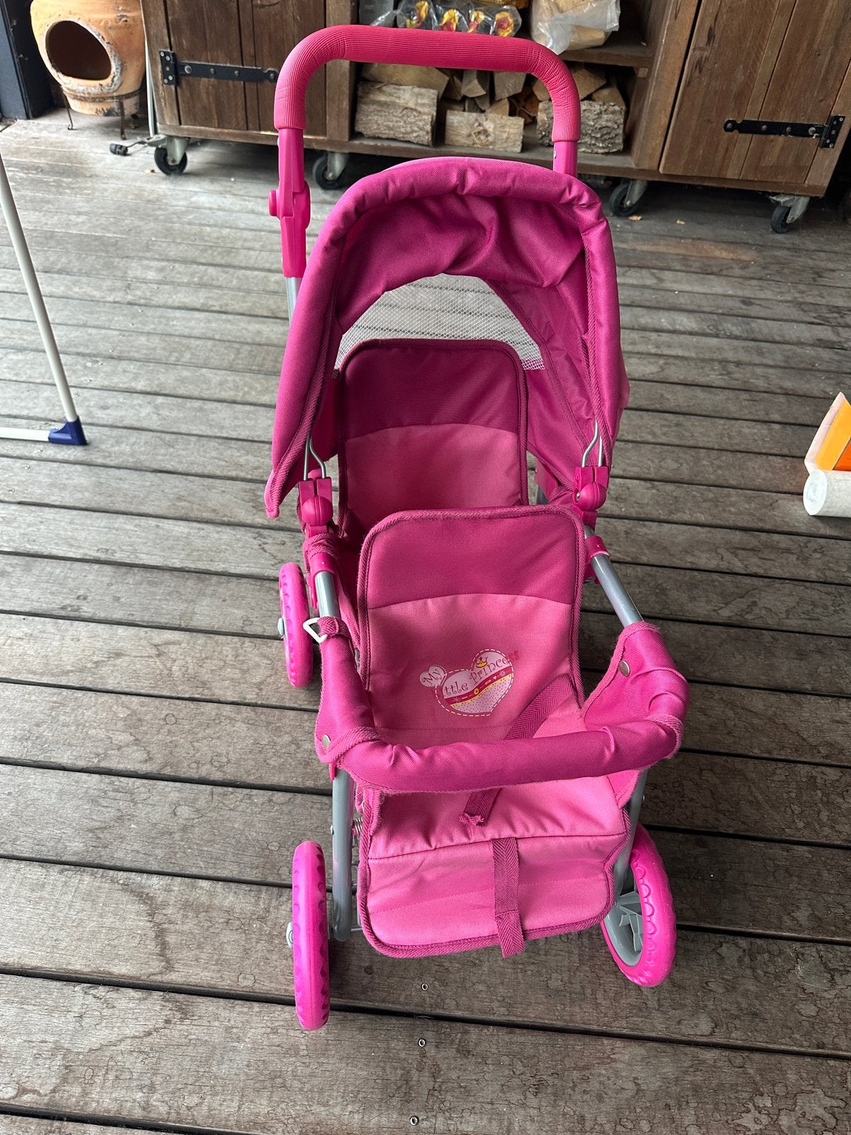 Roze poppenwagen - My Little Princess, Kinderen en Baby's, Speelgoed | Poppen, Ophalen, Gebruikt, Overige typen