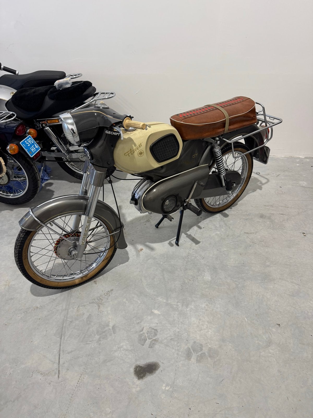 Kreidler Florett 1967 met kenteken, 3 versnellingen voet, Fietsen en Brommers, Brommers | Kreidler, Ophalen of Verzenden, Gebruikt