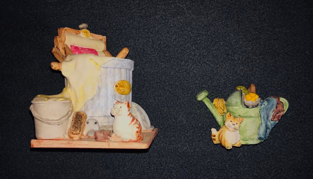 Vintage Schotse geinige katten miniaturen van Peter Fagan, Ophalen