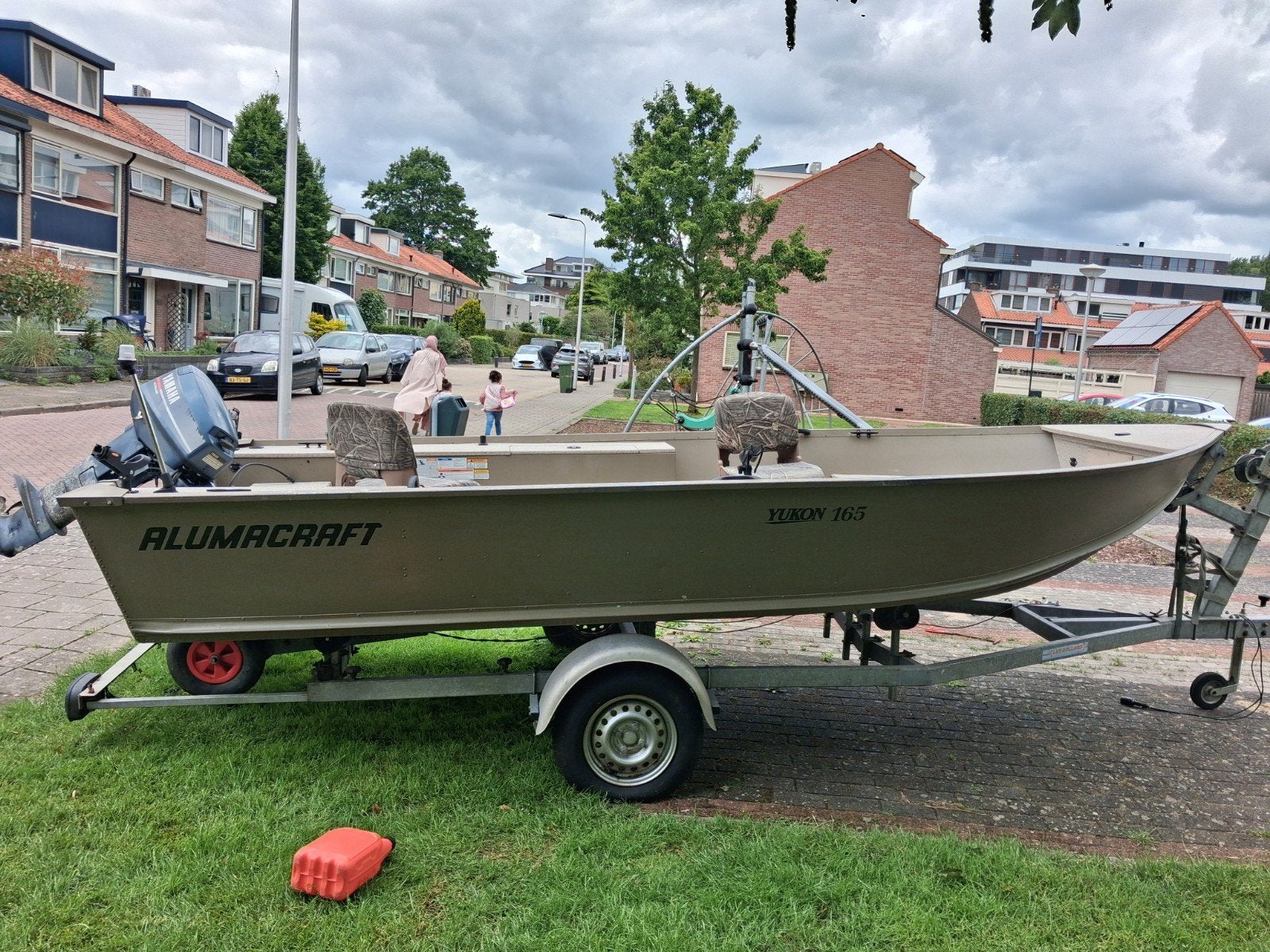 Alumacraft visboot, Ophalen