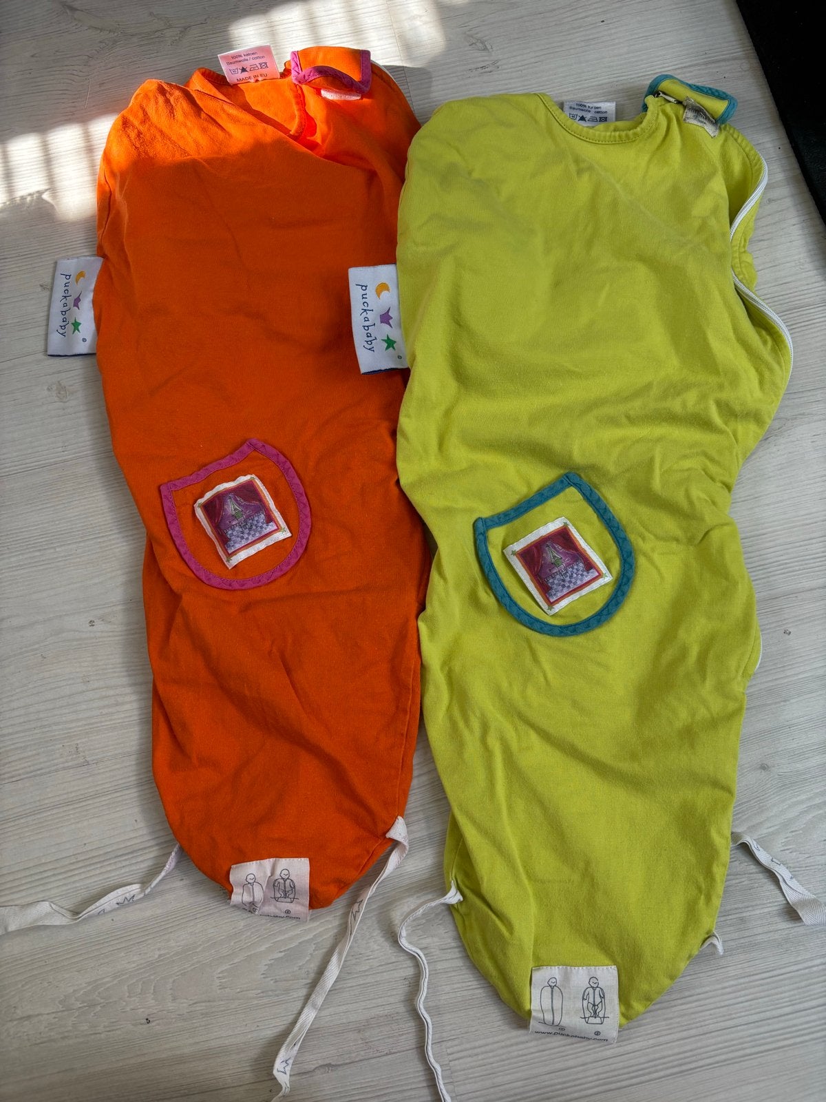 Puckababy Piep slaapzakken (2 stuks) 0-3 maanden, Kinderen en Baby's, Dekens, Slaapzakjes en Inbakerproducten, Ophalen of Verzenden