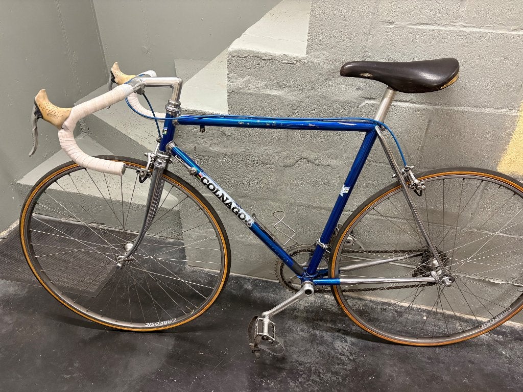 Retro colnago koersfiets, 28 inch, Gebruikt, Velgrem, 53 tot 57 cm