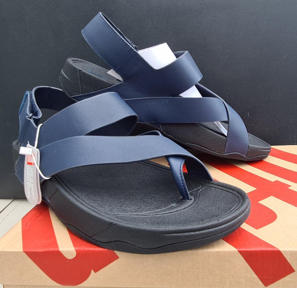 Nieuwe in de doos FITFLOP heren sandalen maat 45, Blauw, Nieuw, Fitflop, Sandalen of Muiltjes