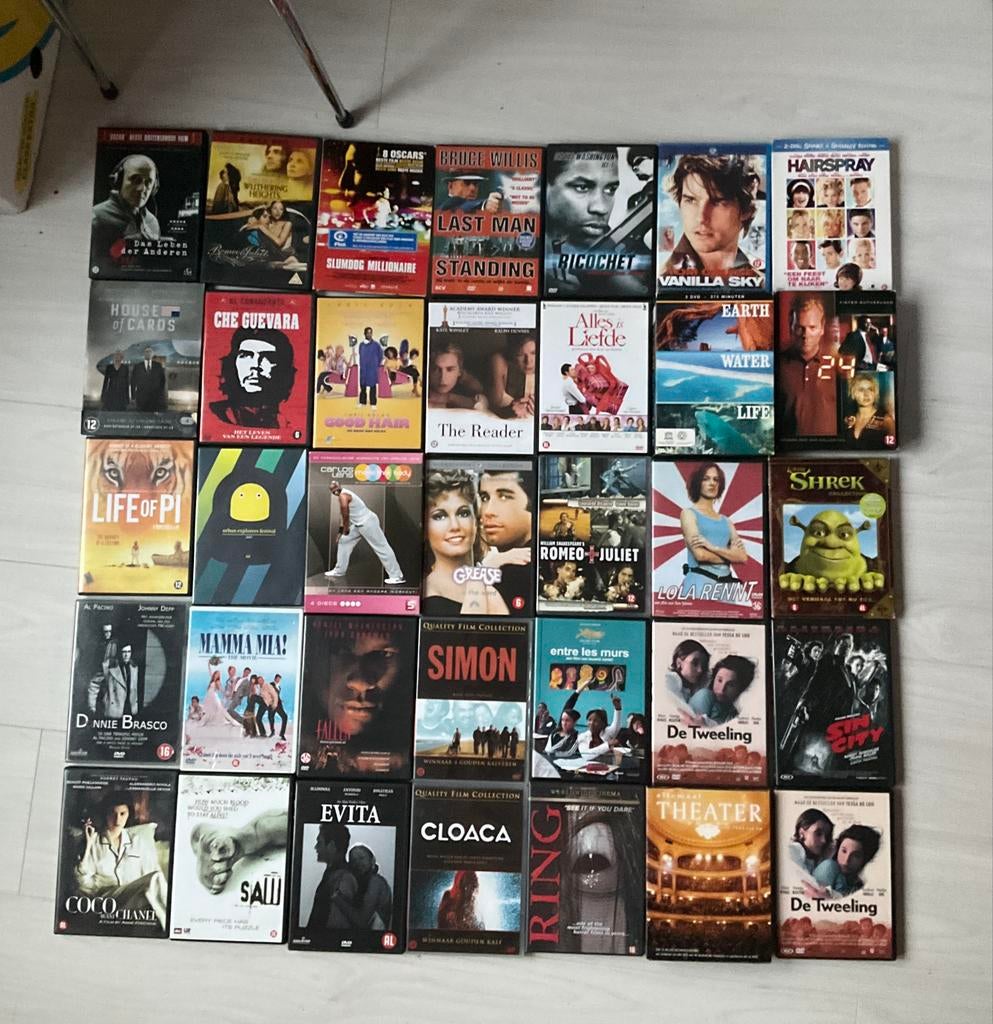 30 DVD's in één koop, Vanaf 16 jaar, Ophalen of Verzenden, Zo goed als nieuw