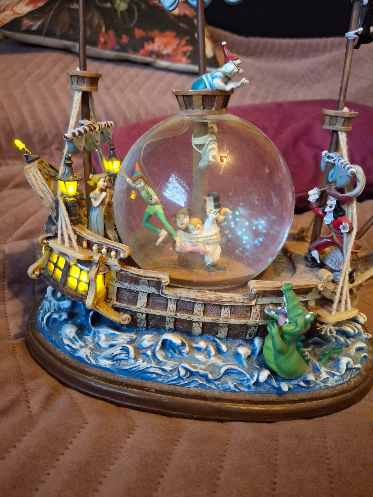 Disney Peter Pan Sneeuwbol Muziekdoos met Licht, Verzamelen, Ophalen