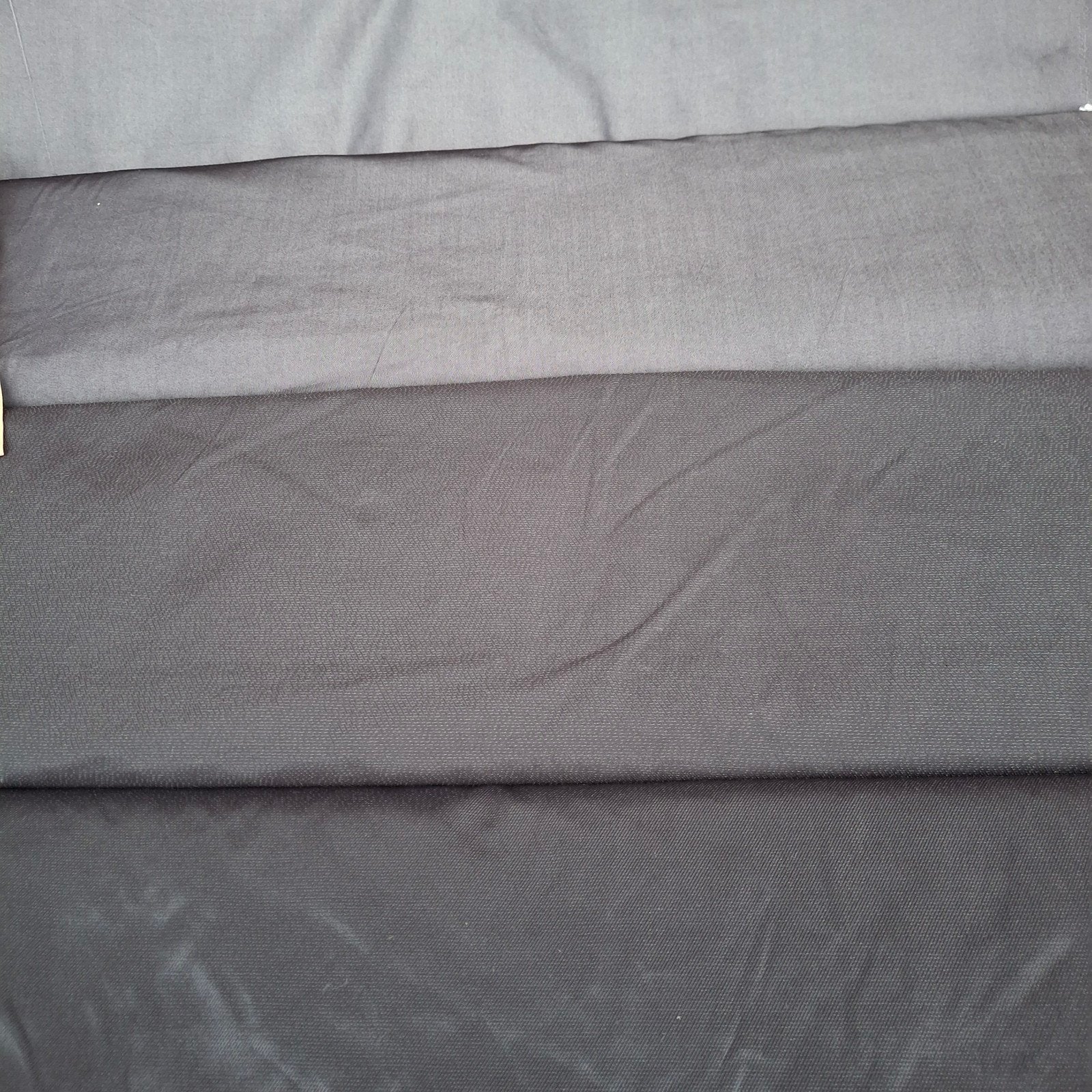 Zwarte stof - diverse tinten, Hobby en Vrije tijd, Stoffen en Lappen, 120 cm of meer, Zwart, Ophalen of Verzenden, Katoen