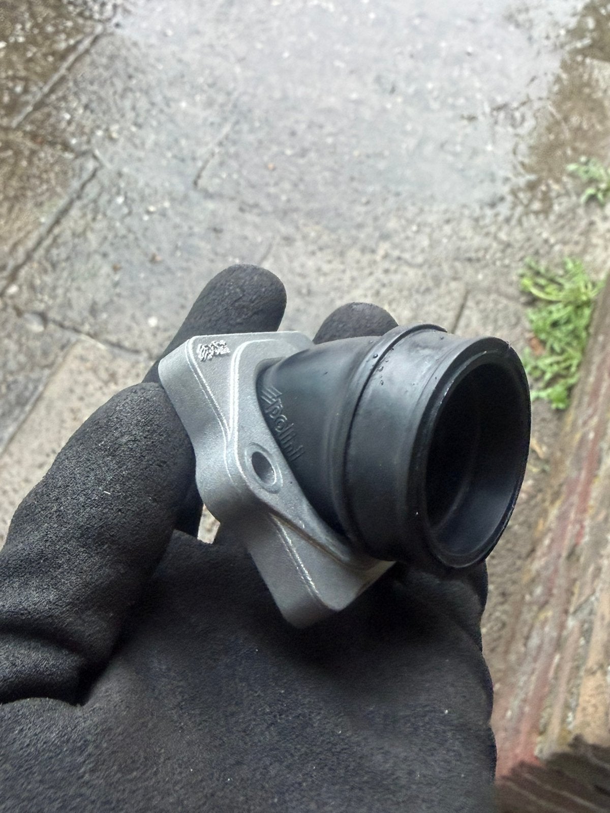 Polini draaibaar spruitstuk 26/32mm Piaggio Zip 2T PWK, Ophalen of Verzenden, Zo goed als nieuw, Carburateur
