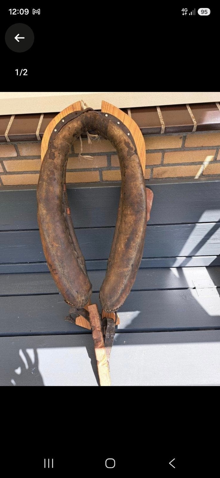 Oud mooi sier paardenhoofdstel, Ophalen of Verzenden