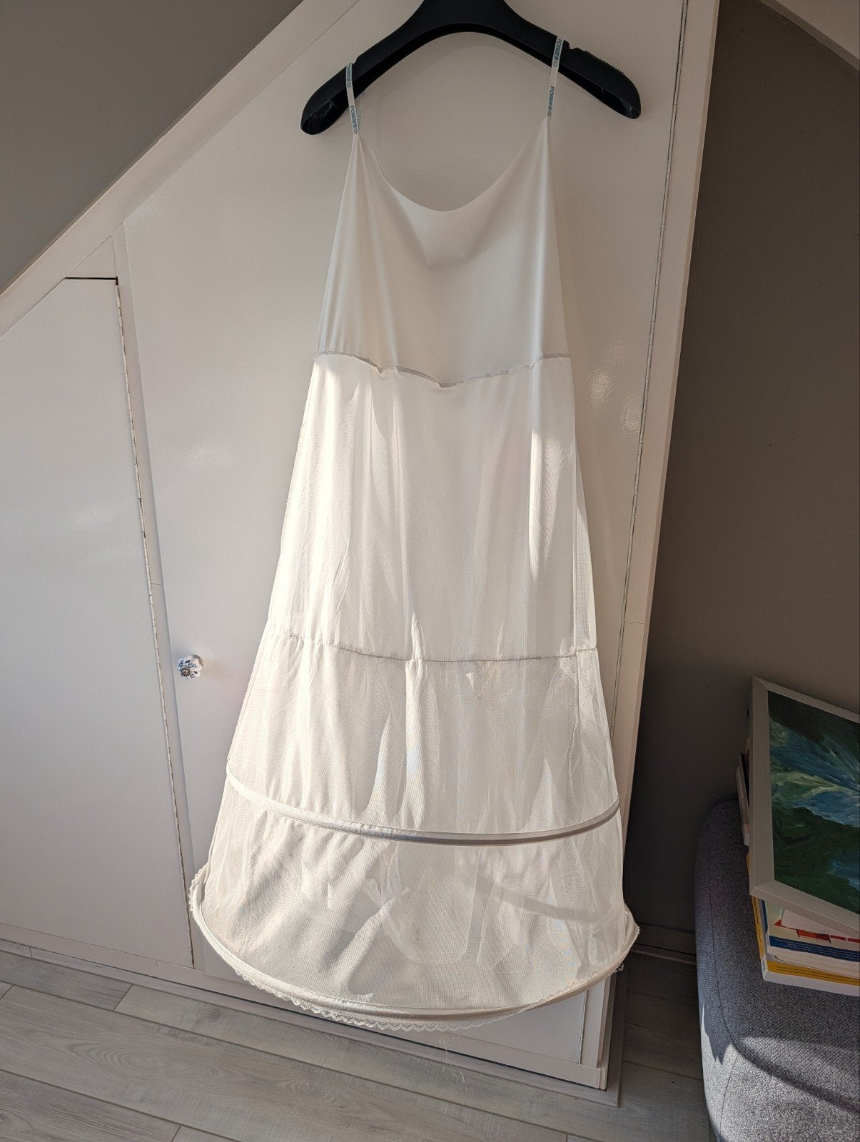 Poirier hoepelrok PC45-190J Ivoor Blush, maat L, Ophalen, Gedragen