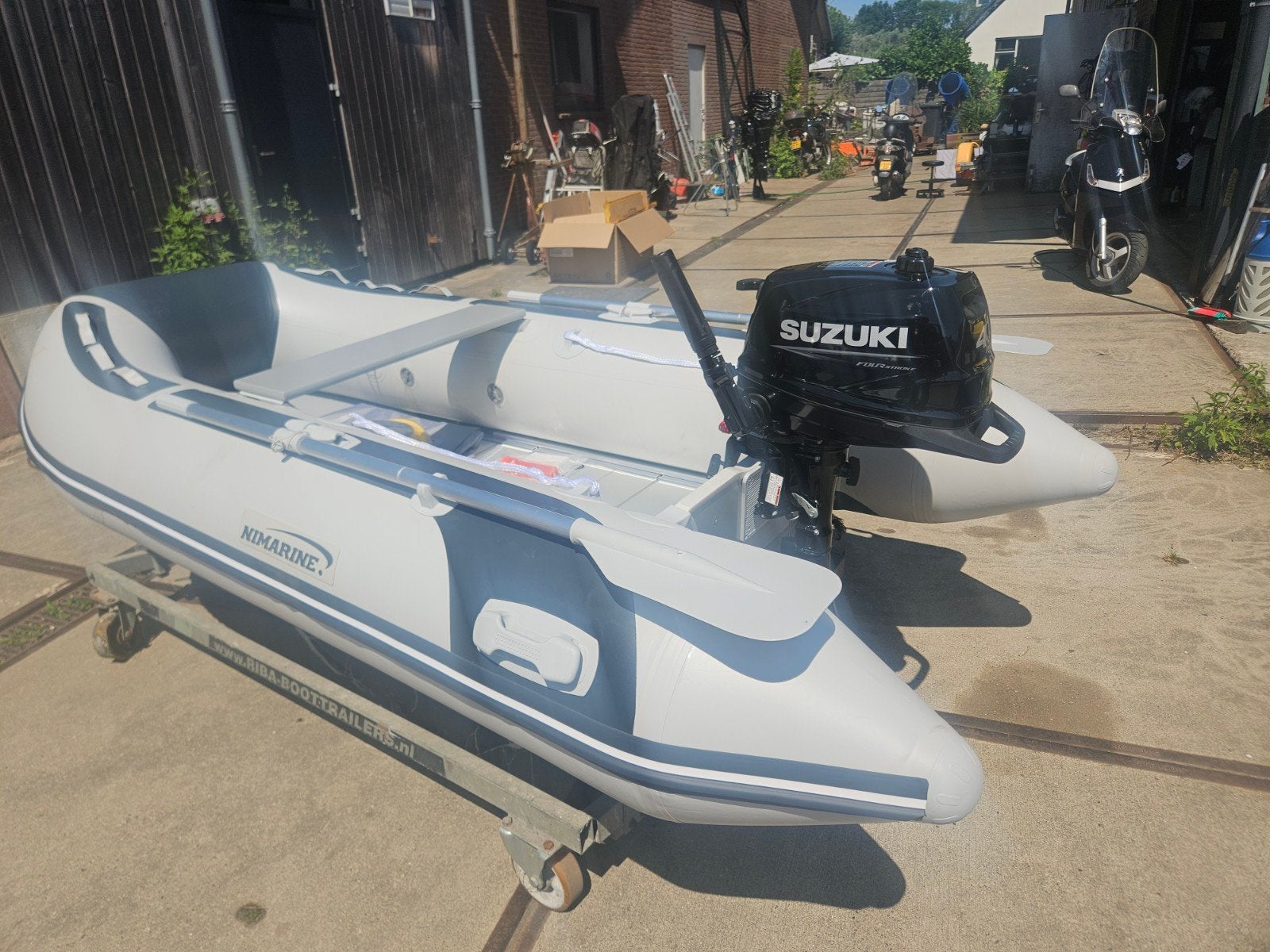 Nimarine opblaasboot met Suzuki buitenboordmotor, Aluminium, Inclusief motor, Nieuw, Ophalen of Verzenden