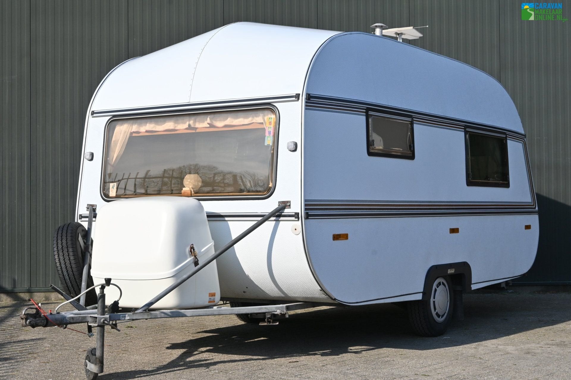 SMV 440 S 1985 Voortent Stapelbed Lengtebed UNIEK IZGST, Caravans en Kamperen, Caravans, Overige merken, Standaardzit, Bedrijf