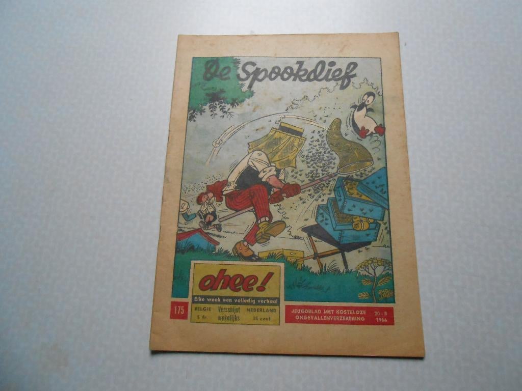 ohee 175 De spookdief 1966., Greg, Eén stripboek, Ophalen of Verzenden, Zo goed als nieuw