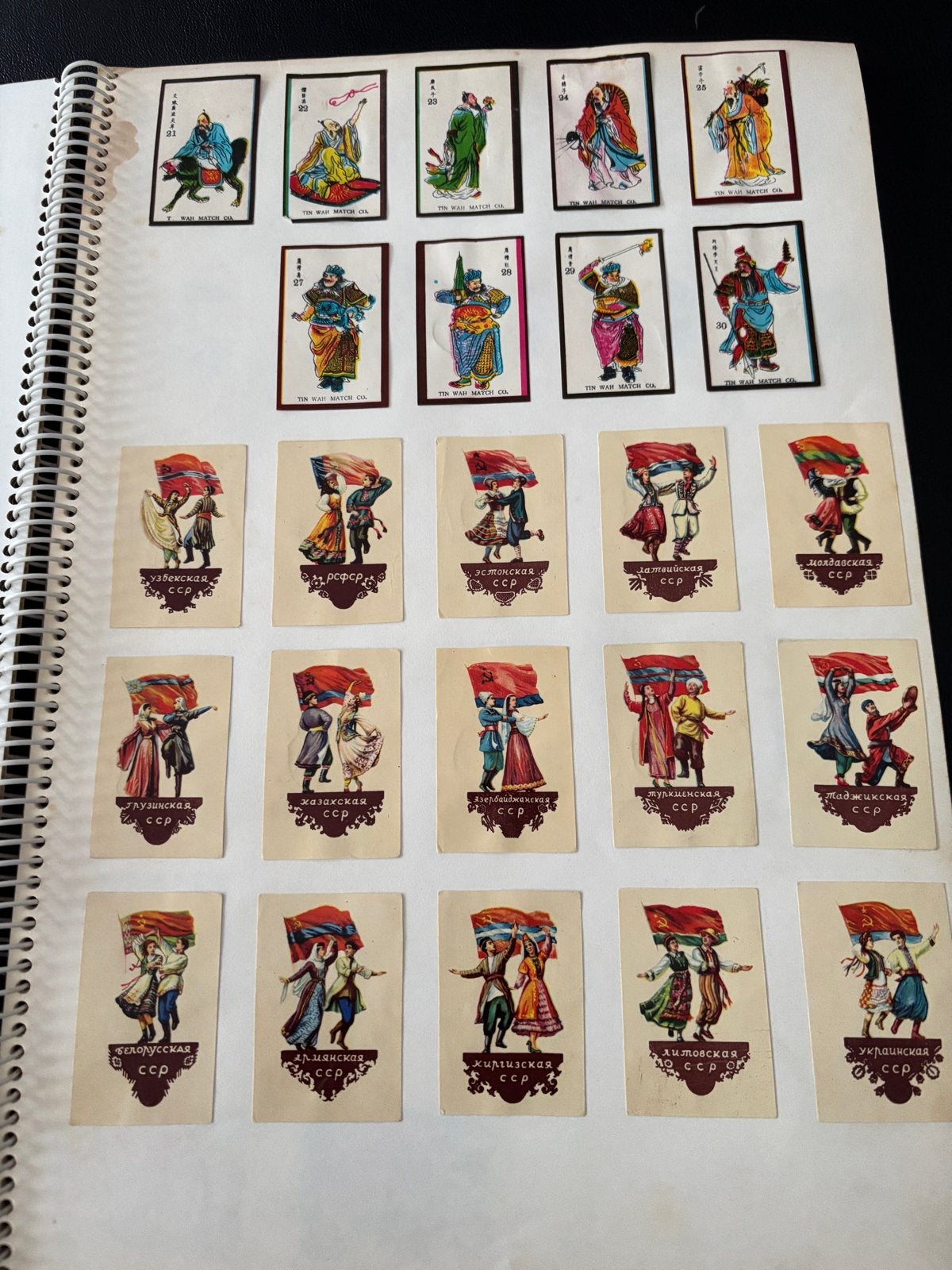 Lucifer's Plakboek: Vintage Verzameling van Luciferdoosjes, Ophalen of Verzenden, Gebruikt