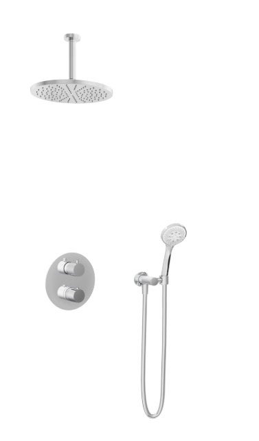 Complete thermostatische douche InBouwSet Hotbath, Ophalen, Nieuw, Chroom, Douche