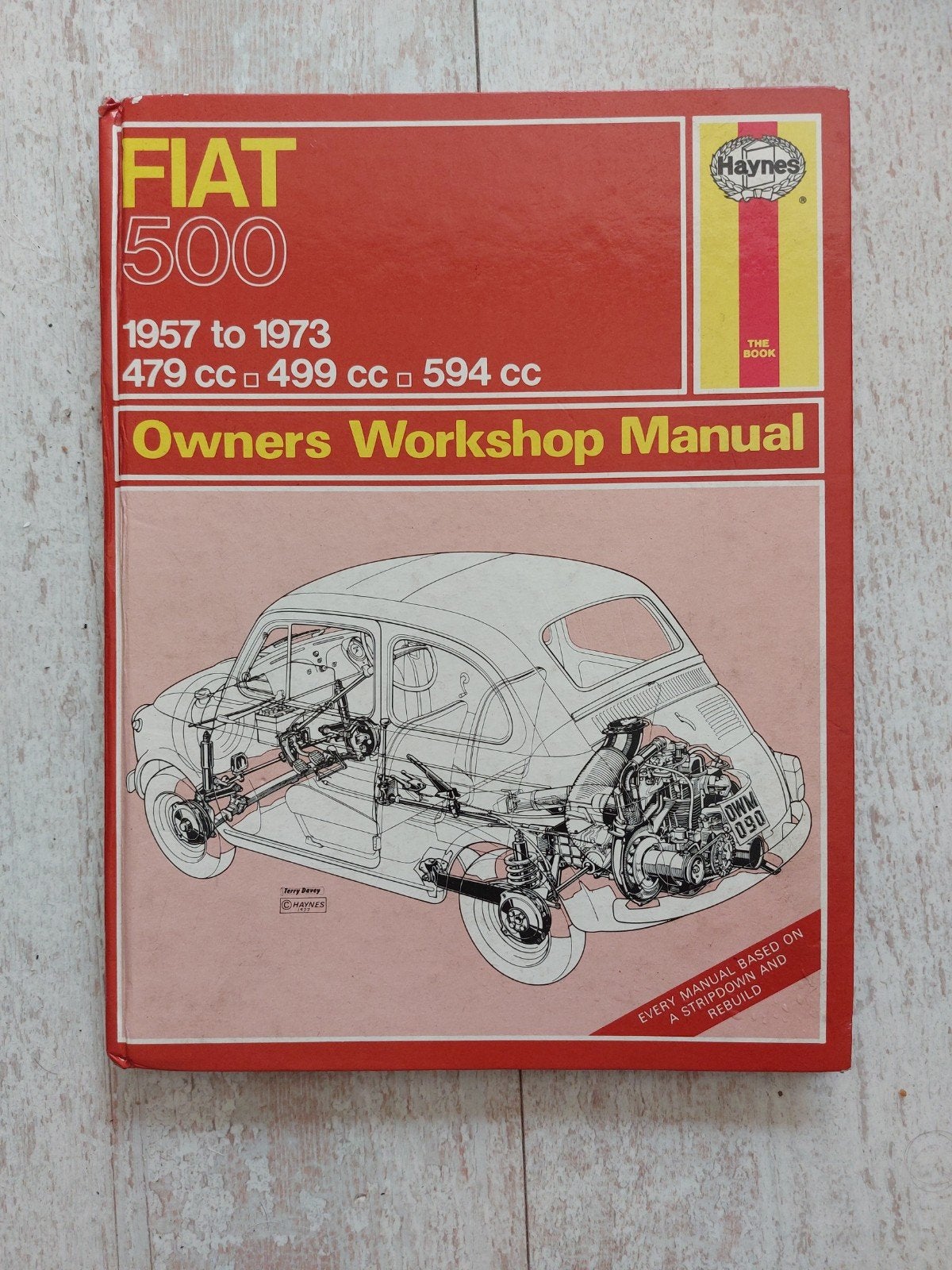 Haynes Owners Workshop Manual Fiat 500 (1957-1973), Boeken, Ophalen of Verzenden, Gelezen, Overige merken, Haynes