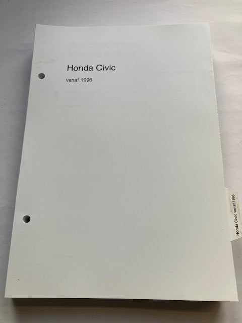 vraagbaak/werkplaats handleiding     Honda Civic  vanaf 1996, Ophalen of Verzenden