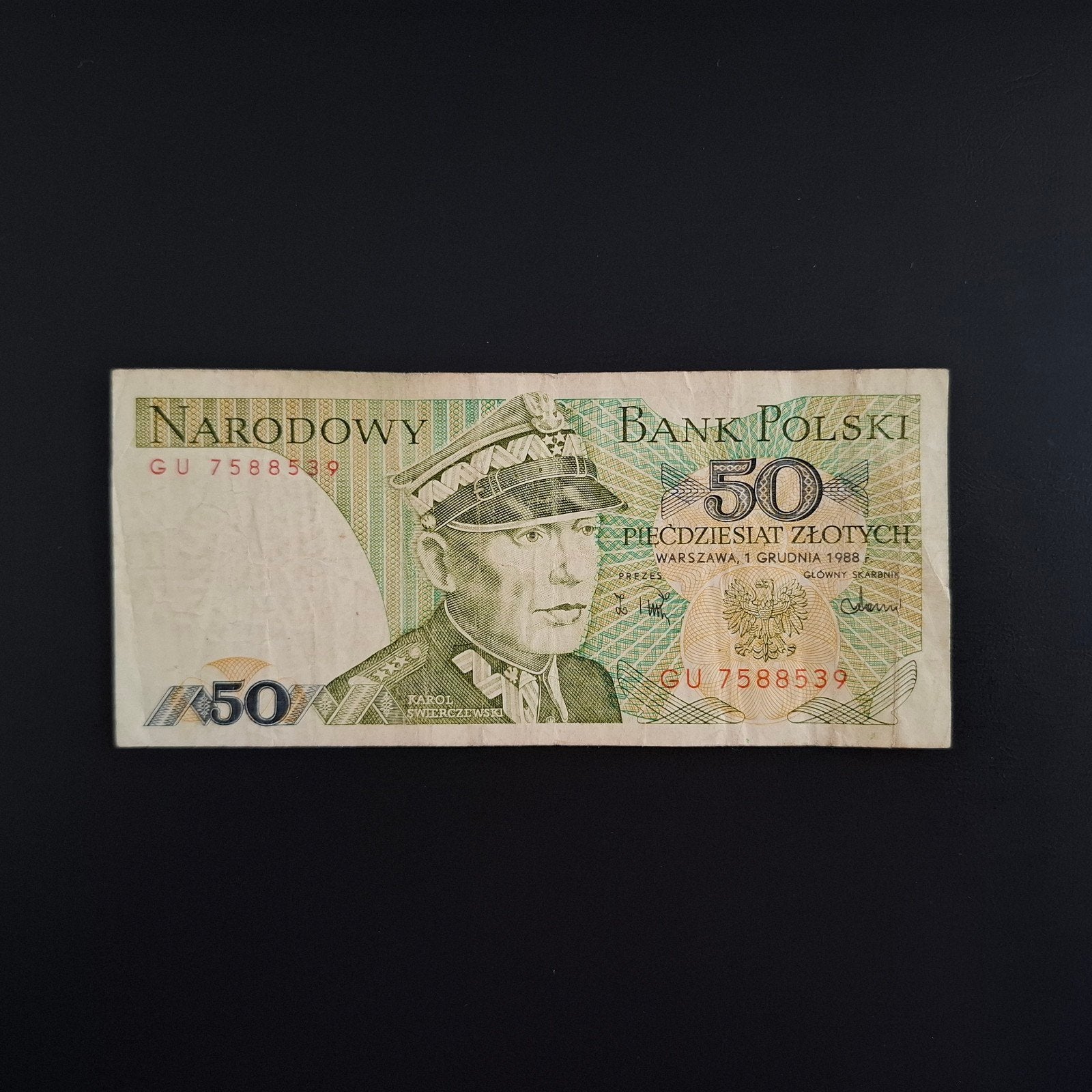 50 zloty Polen #036, Postzegels en Munten, Verzenden, Polen, Los biljet
