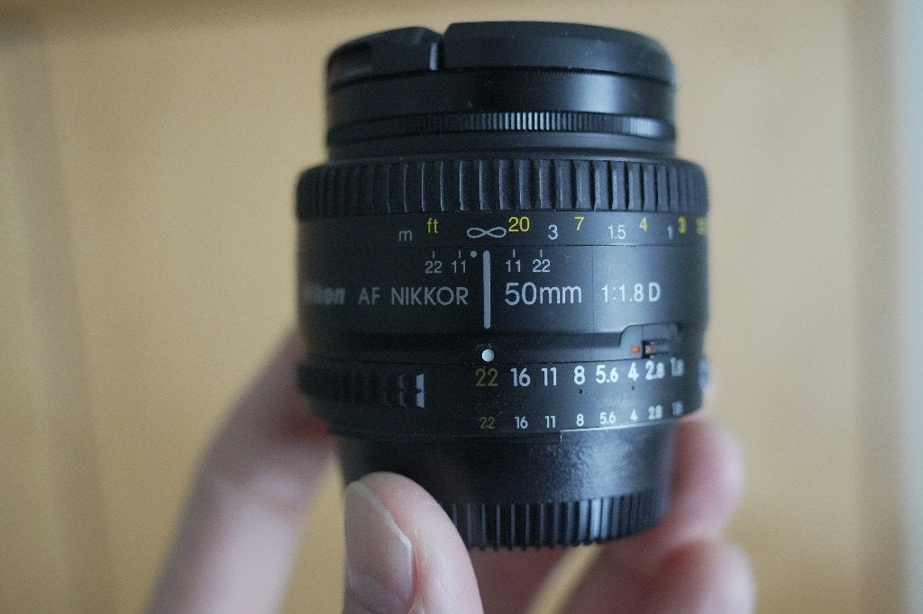 Nikon AF Nikkor 50mm 1:1.8D lens, Ophalen, Autofocus, Nikon, Zo goed als nieuw