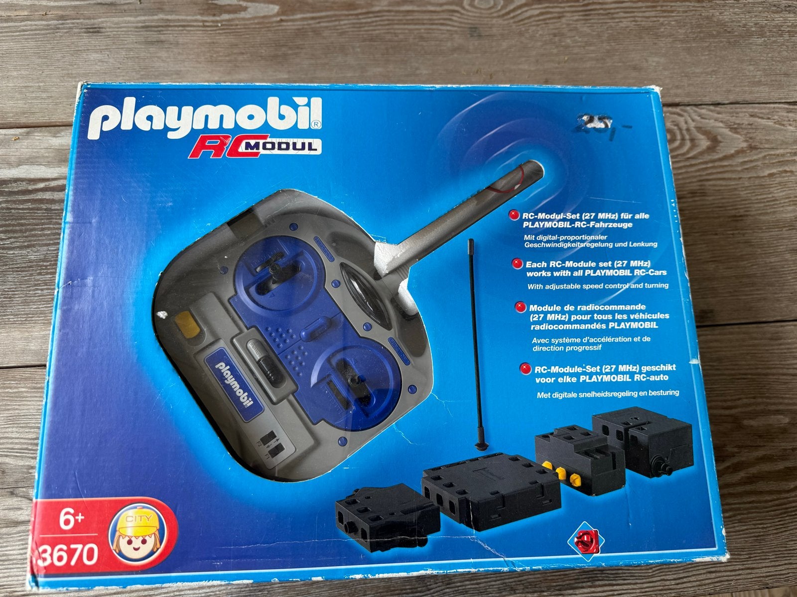Playmobil RC Modul 3670 Afstandsbediening Set in Doos, Elektro, Nieuw, Ophalen of Verzenden, Onderdeel