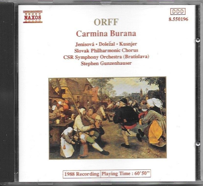 CD Orff Jenisova Dolezal Kusnjer, Ophalen of Verzenden, Classicisme, Gebruikt, Kamermuziek