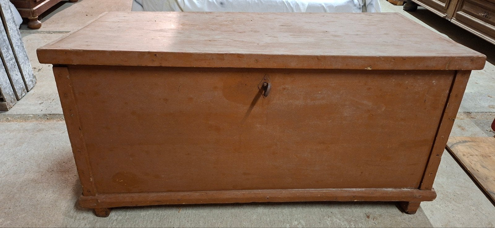 Antieke houten kist - 120x60x56 cm, Ophalen