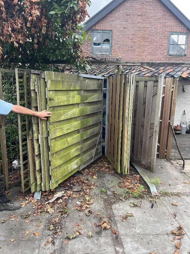 Tuinscherm display / waaier, Ophalen, Staal, 150 tot 200 cm, 150 tot 200 cm