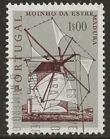 Portugal 6, windmolen2, Verzenden, Portugal, Gestempeld