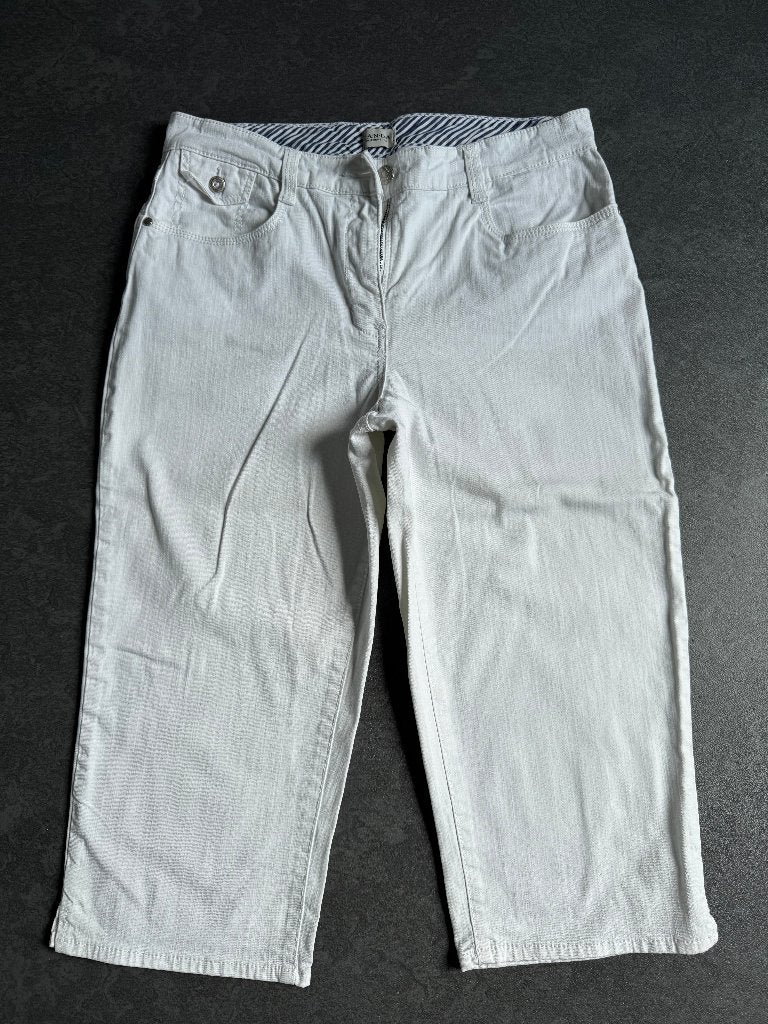 Canda 3/4 jeans wit maat 44, Wit, Maat 42/44 (L), Ophalen of Verzenden, Driekwart