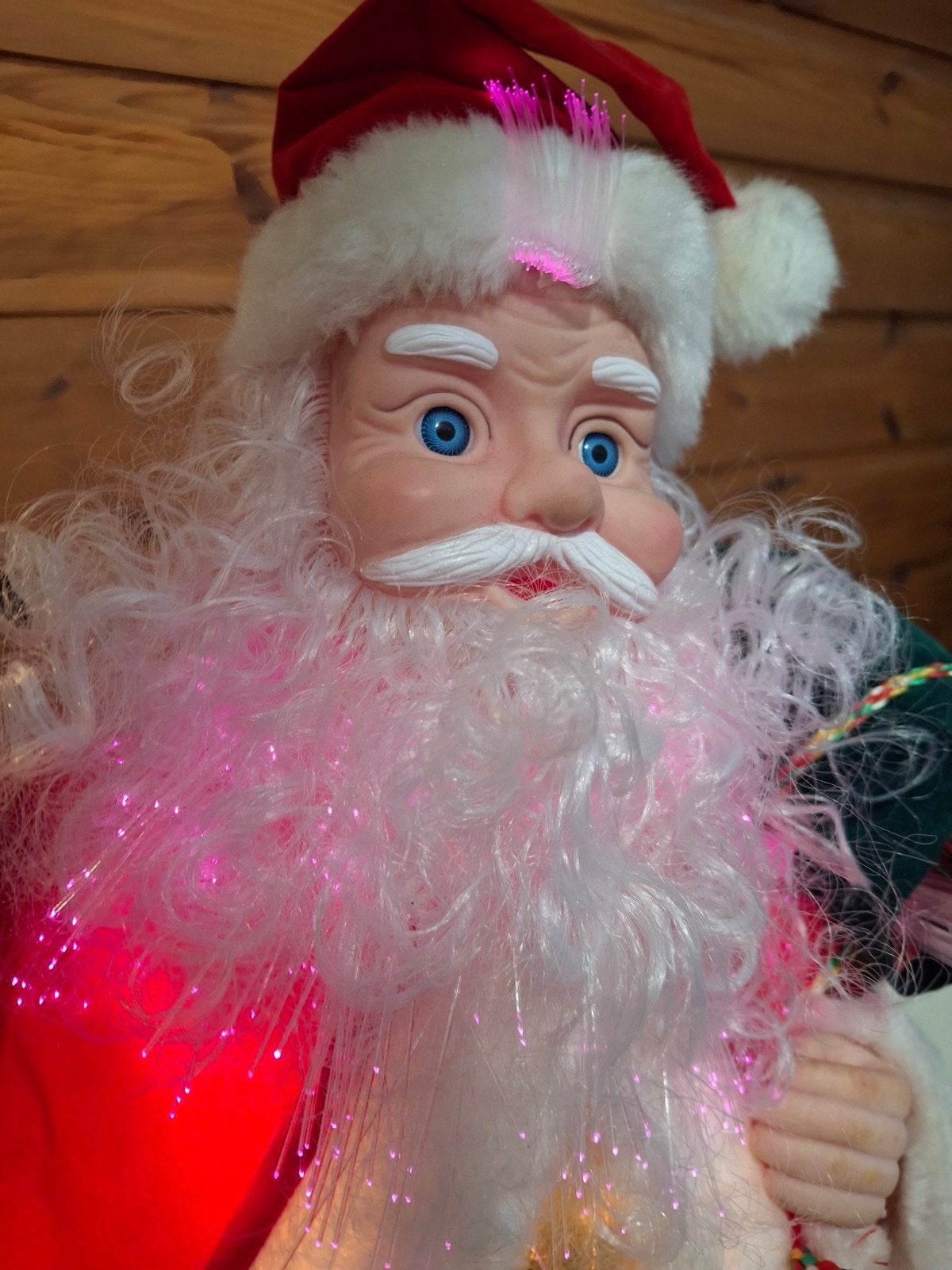 Vintage Kerstman met verlichting, Ophalen, Zo goed als nieuw, Kerst of Sinterklaas