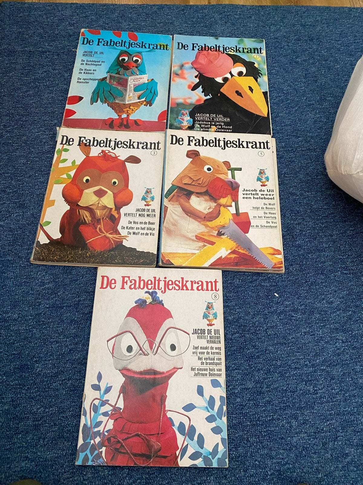 De Fabeltjeskrant - Complete Set van 5 Boeken, Boeken, Ophalen, Gelezen, Fictie algemeen