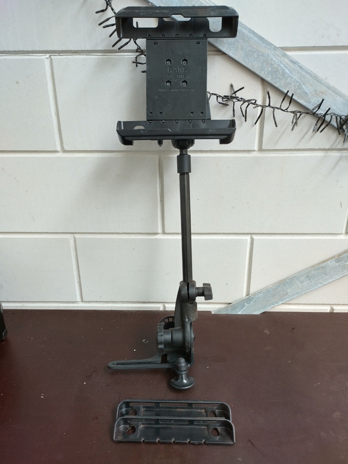 RAM tablet houder auto bestelbus bedrijfswagen vloer montage, Computers en Software, Ophalen, Zo goed als nieuw, 10 inch, Overige typen