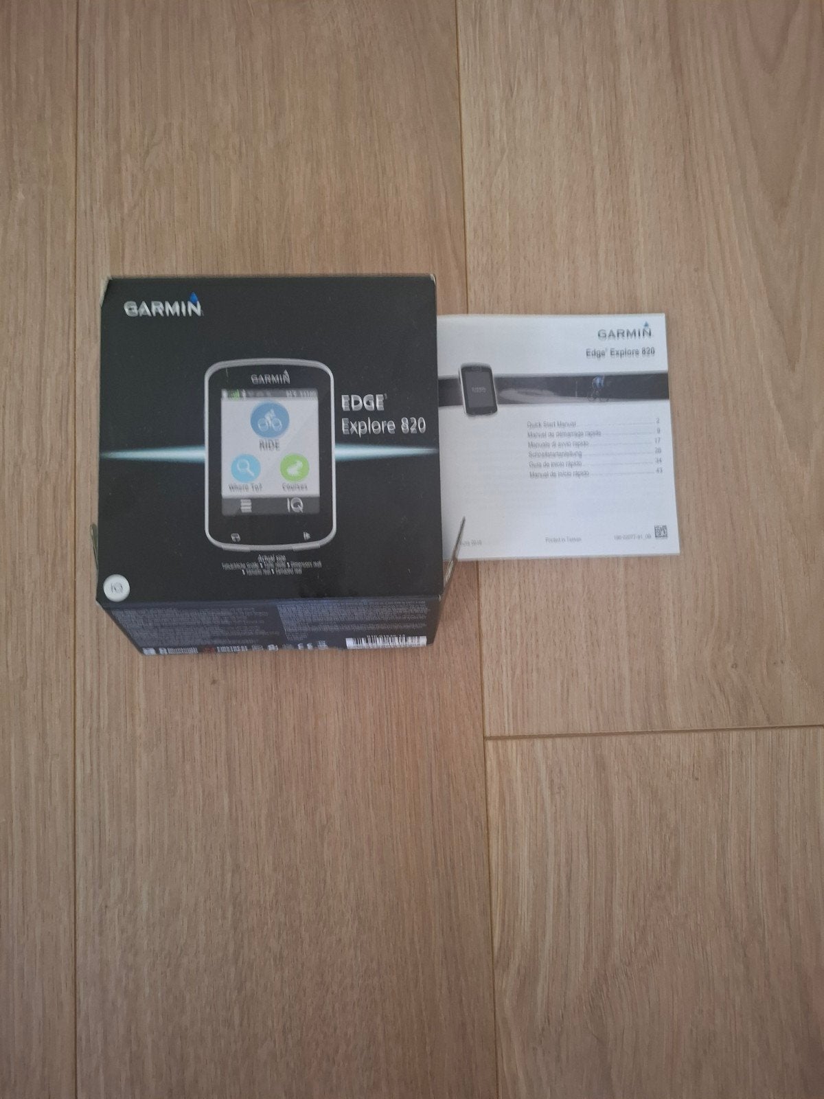 Garmin Edge Explore 820 doosje met boekje, Ophalen of Verzenden, Gebruikt