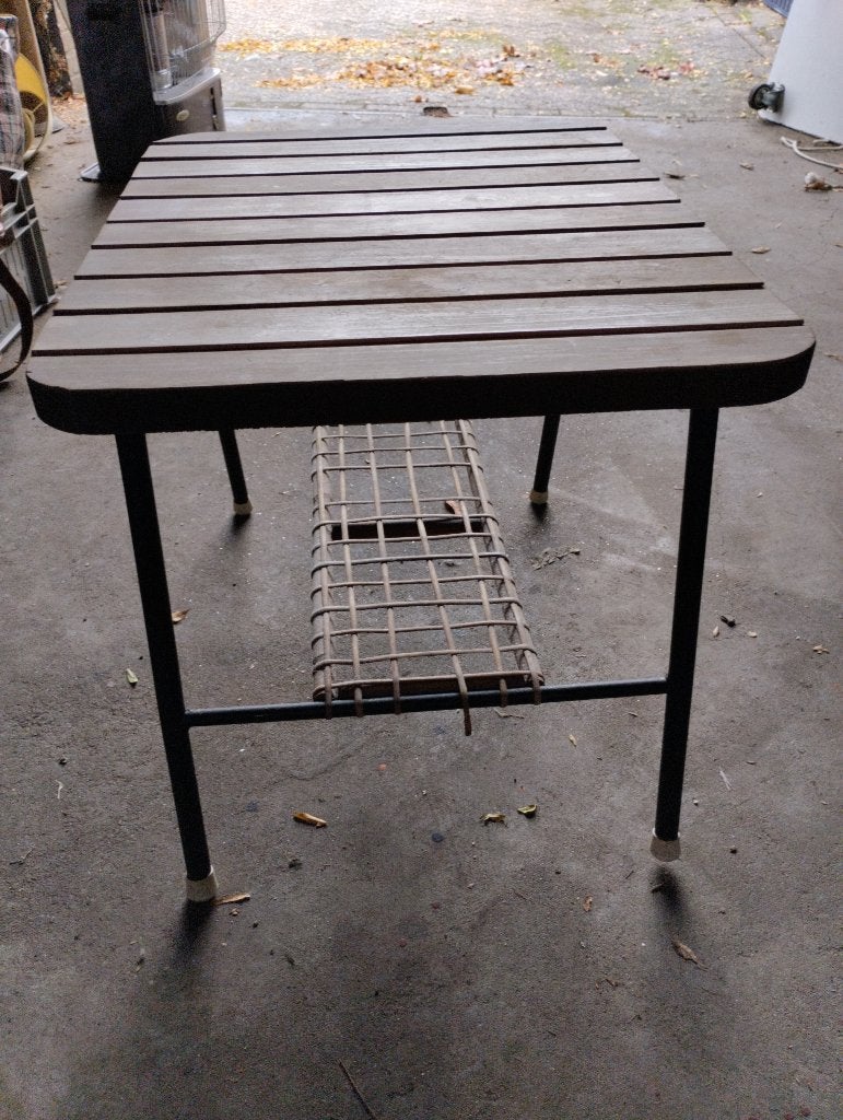 Vintage bijzettafel, Ophalen, Rond, Minder dan 55 cm, 45 tot 60 cm
