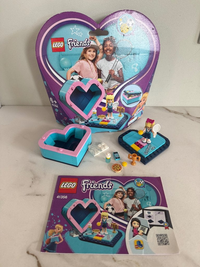 41356 Stephanie's hartvormige doos COMPLEET, Inclusief instructies, Lego, Friends, Ophalen of Verzenden