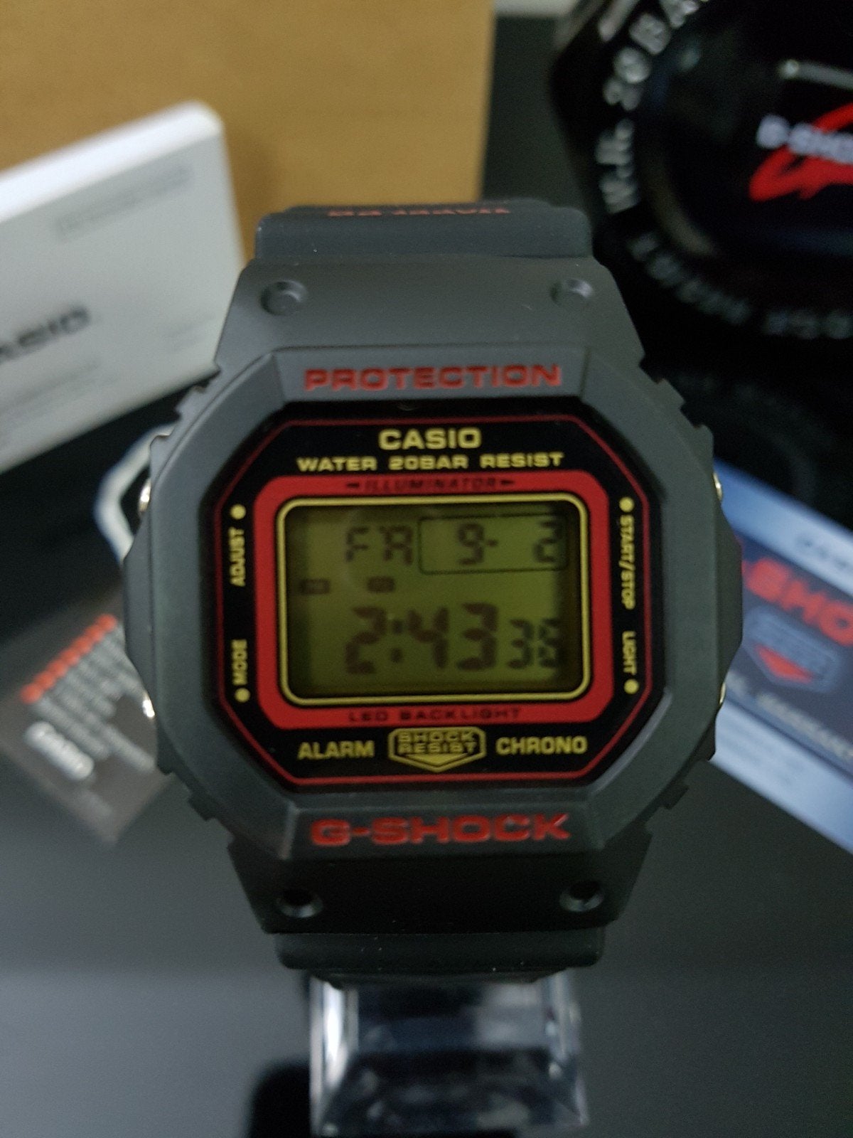 G-Shock DW-5600KH-1, Ophalen of Verzenden, Nieuw, Zwart, Casio G-Shock