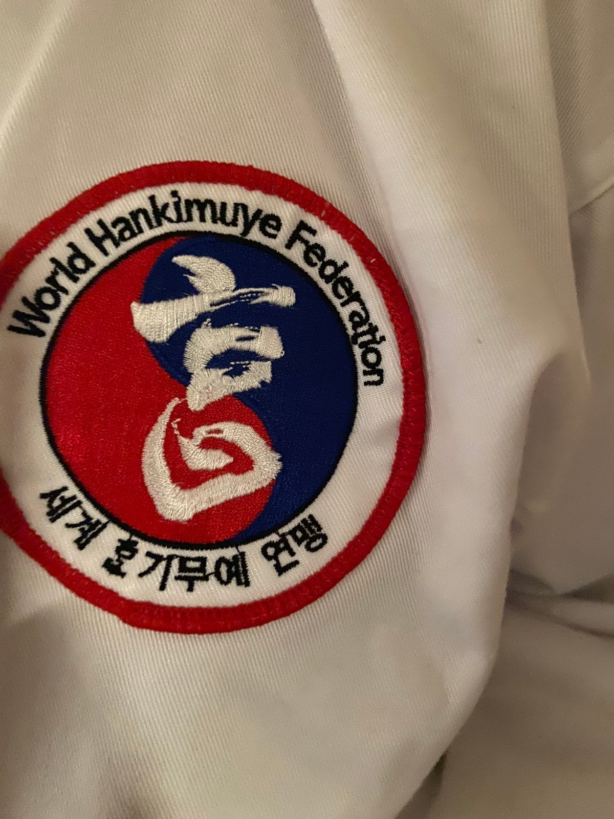 Hapkido pak + witte band, Ophalen, Wit, Vechtsport, Zo goed als nieuw