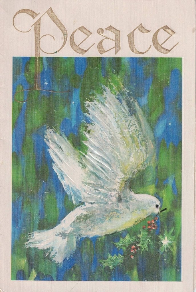 Peace  Witte Duif brengt vrede 548, Verzamelen, Ophalen of Verzenden, 1980 tot heden, Gelopen, Vogel