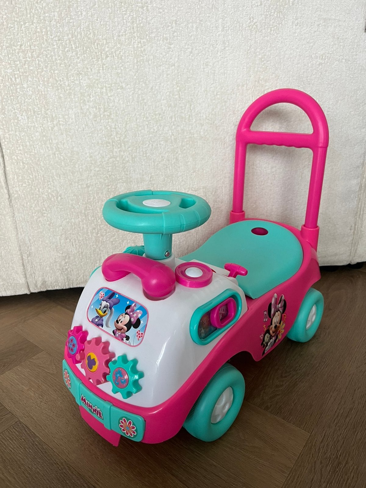 Disney Loopauto Minnie Mouse met Licht en Geluid, Kinderen en Baby's, Speelgoed | Buiten | Voertuigen en Loopfietsen, Ophalen of Verzenden