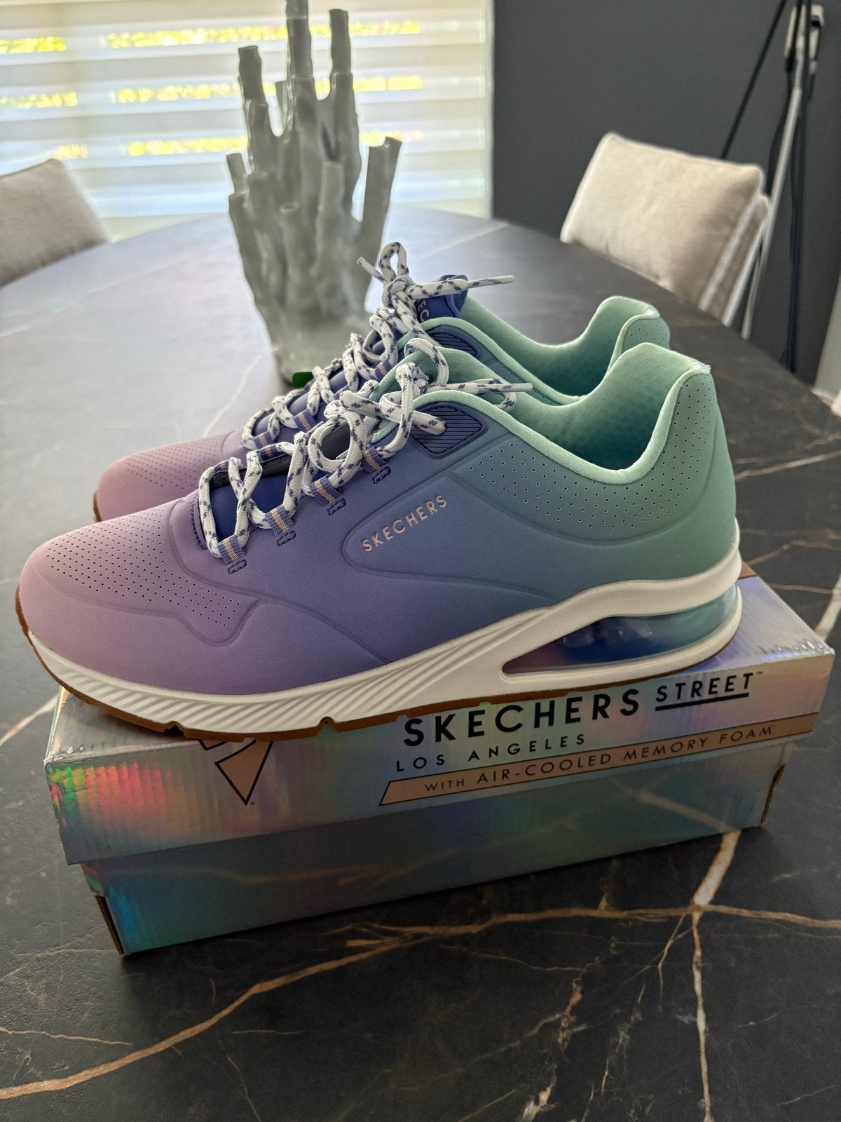Skechers Uno Color Waves sneakers - Maat 42 - Nieuwstaat, Ophalen of Verzenden, Nieuw, Blauw, Sneakers of Gympen
