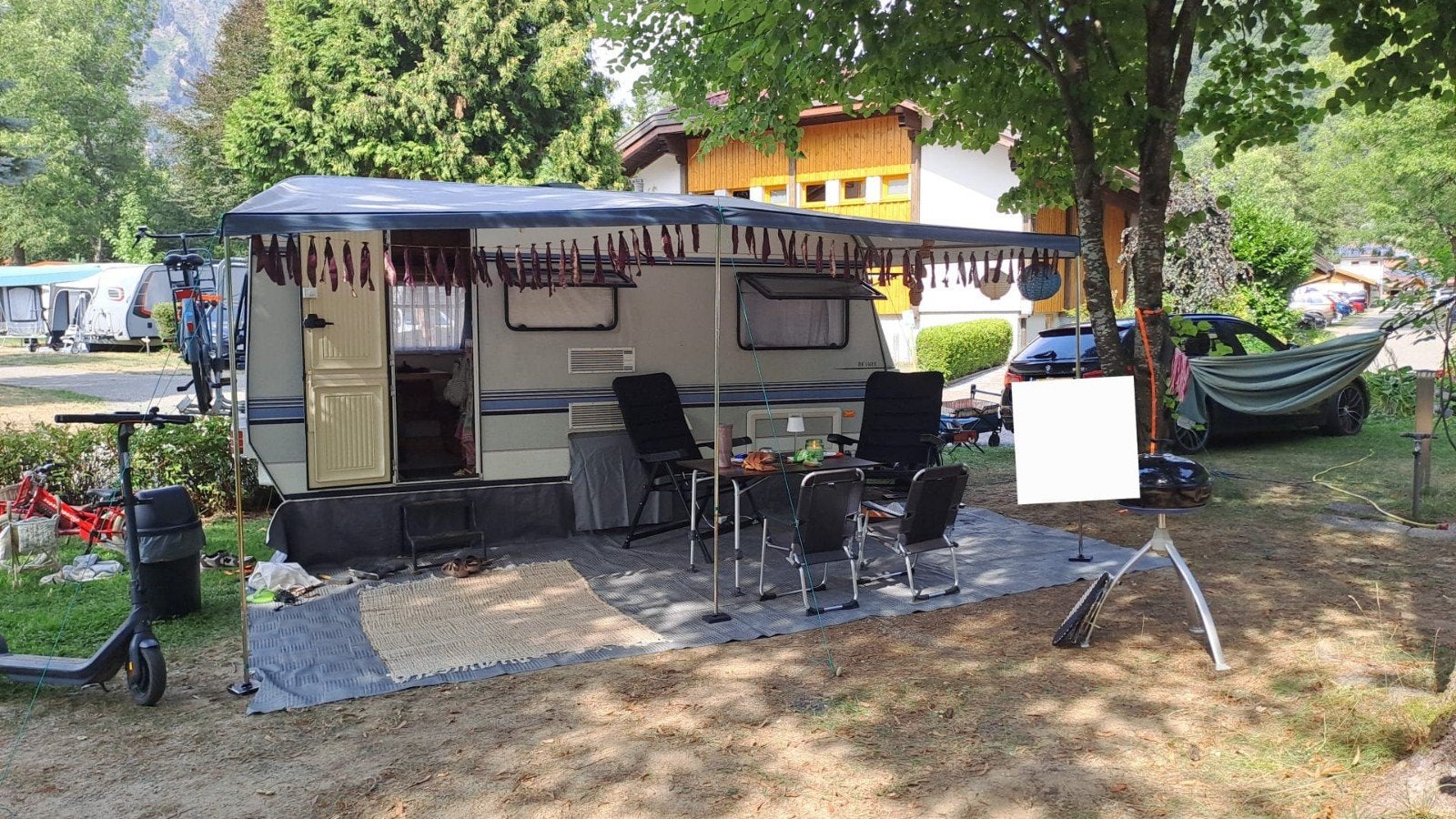 Hobby 440 De Luxe Caravan - Goed Onderhouden, Caravans en Kamperen, Vast bed, Hobby, 750 - 1000 kg, Particulier