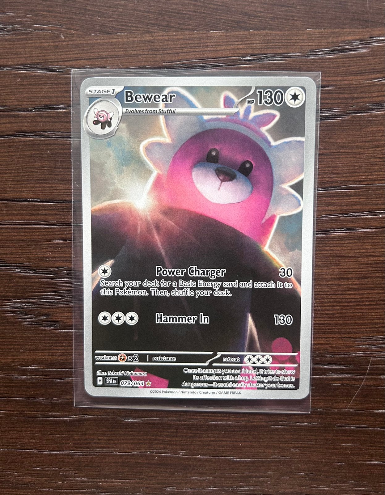 Bewear 079 SFA IR Pokemon, Ophalen, Zo goed als nieuw