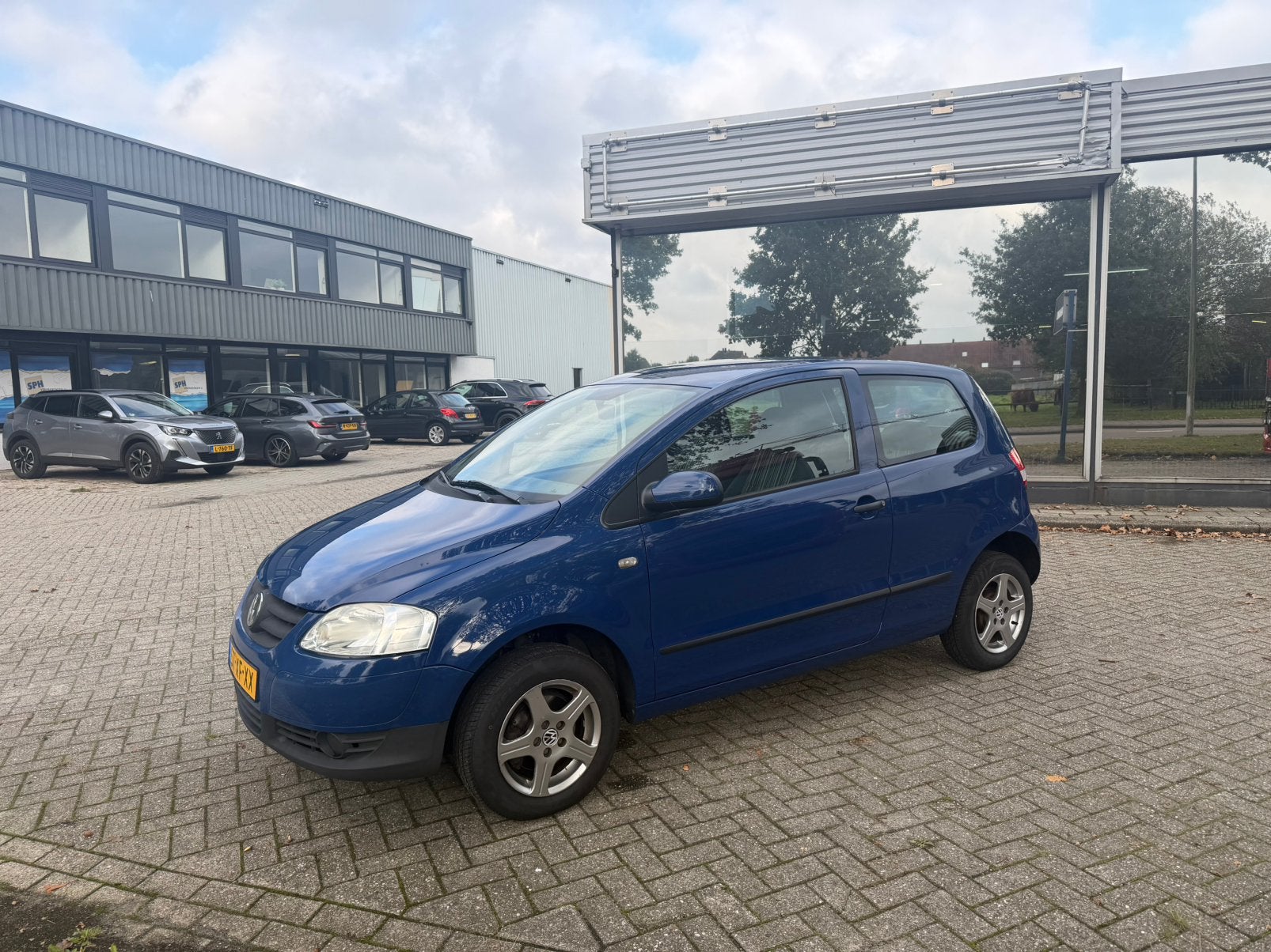 Volkswagen Fox 1.4 55KW 2007 Blauw, Auto's, Voorwielaandrijving, Origineel Nederlands, Handgeschakeld, Grijs