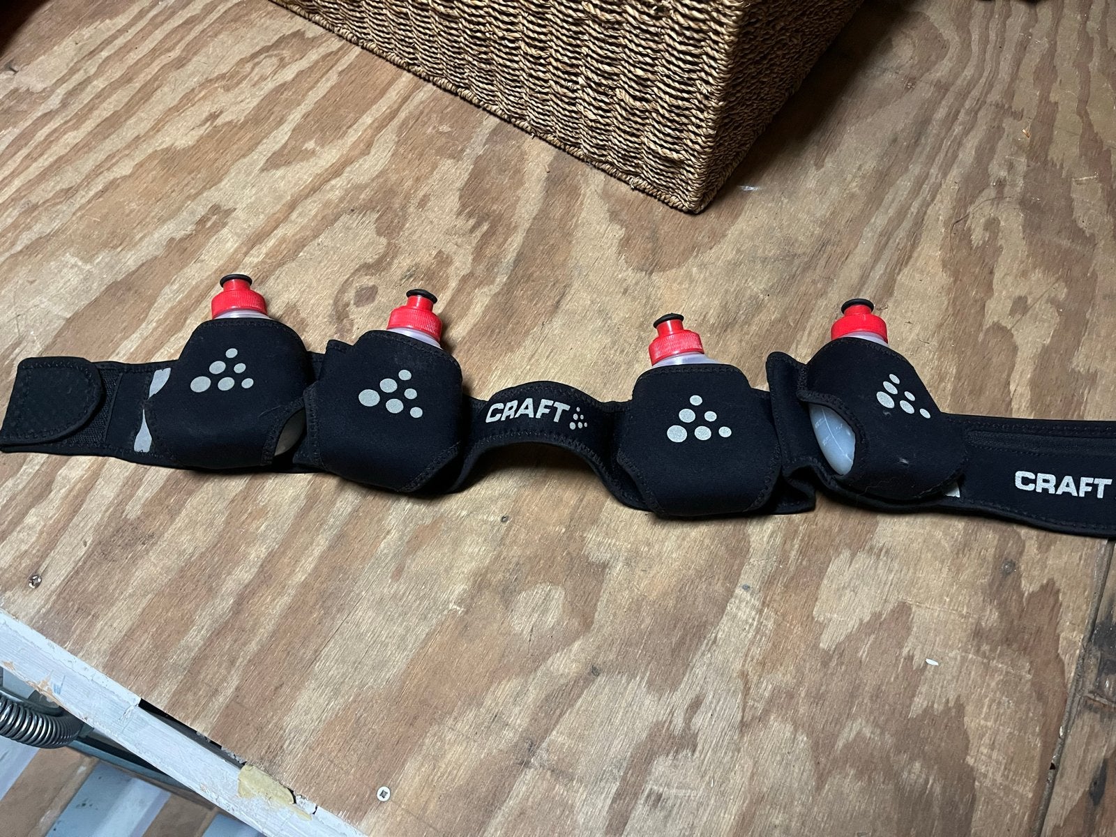 Craft hardloop drinkgordel met 4 flesjes, Overige merken, Overige typen, Ophalen of Verzenden, Zo goed als nieuw