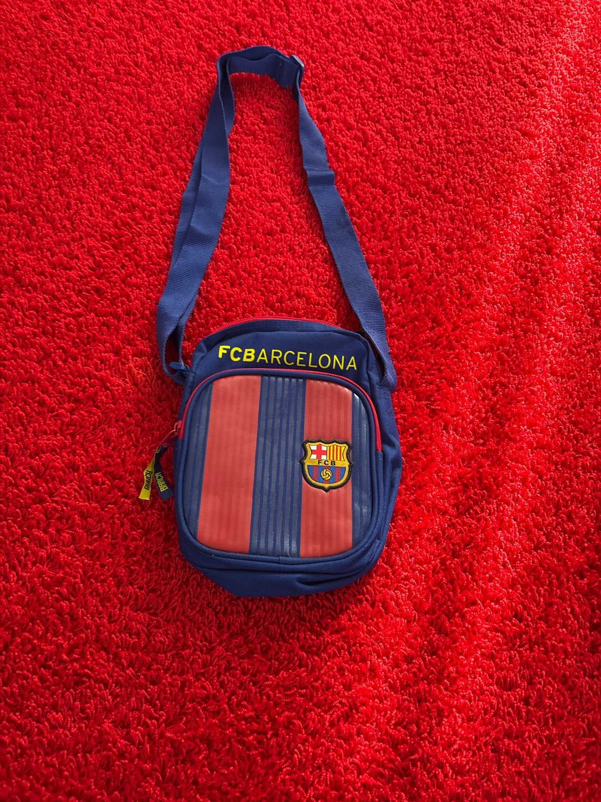 FC Barcelona Schoudertasje - Blauw/Rood, Sieraden, Tassen en Uiterlijk, Tassen | Schoudertassen, Ophalen of Verzenden, Gebruikt