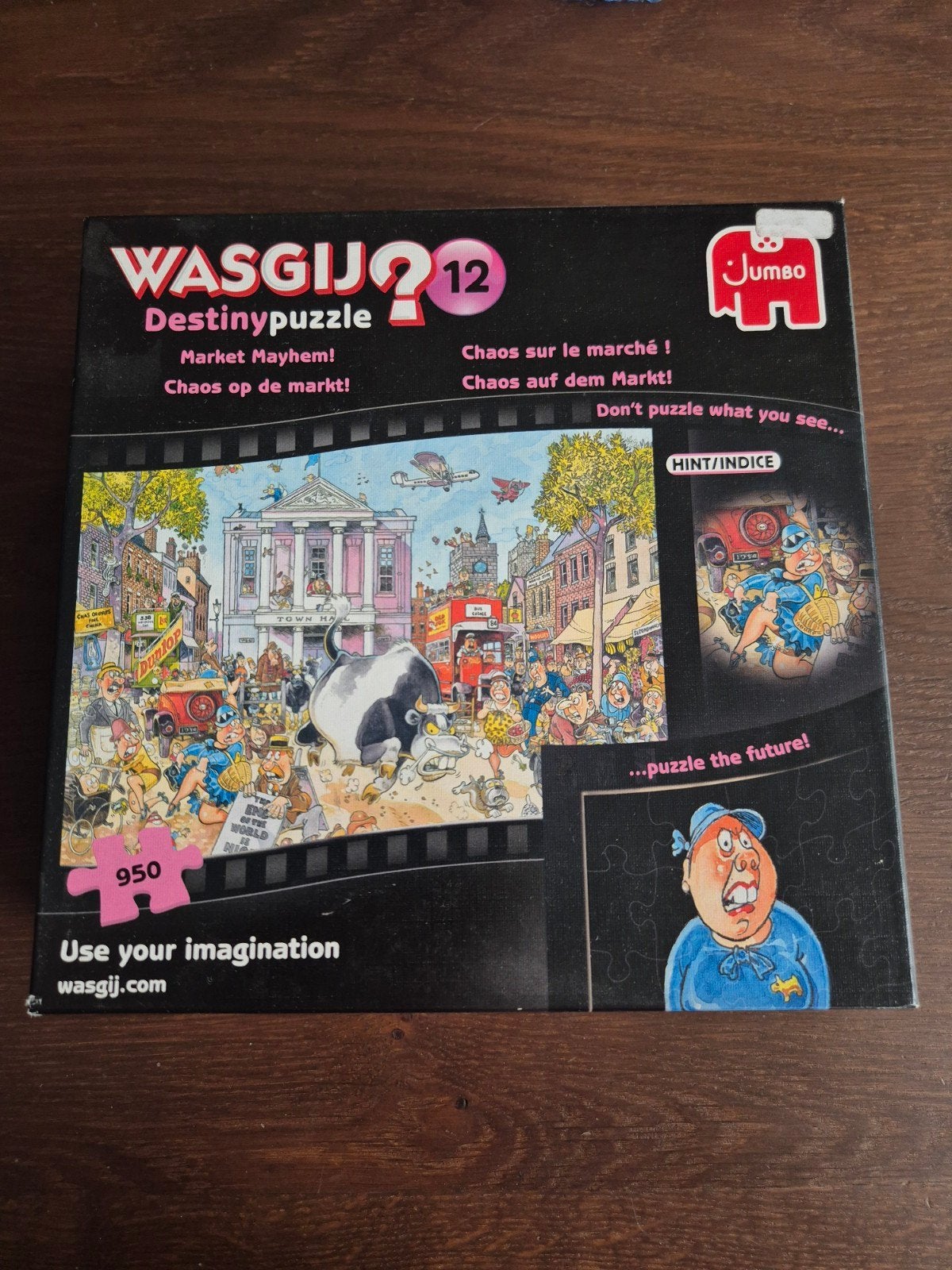 Wasgij Destiny 12: Market Mayhem! puzzel 950 stukjes, Ophalen, Zo goed als nieuw